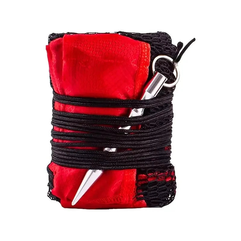Portable Wild Fishing Mouth Guard Mesh Oxford Fabric Mini Fish Guard Mesh Bag Fishing Equipment