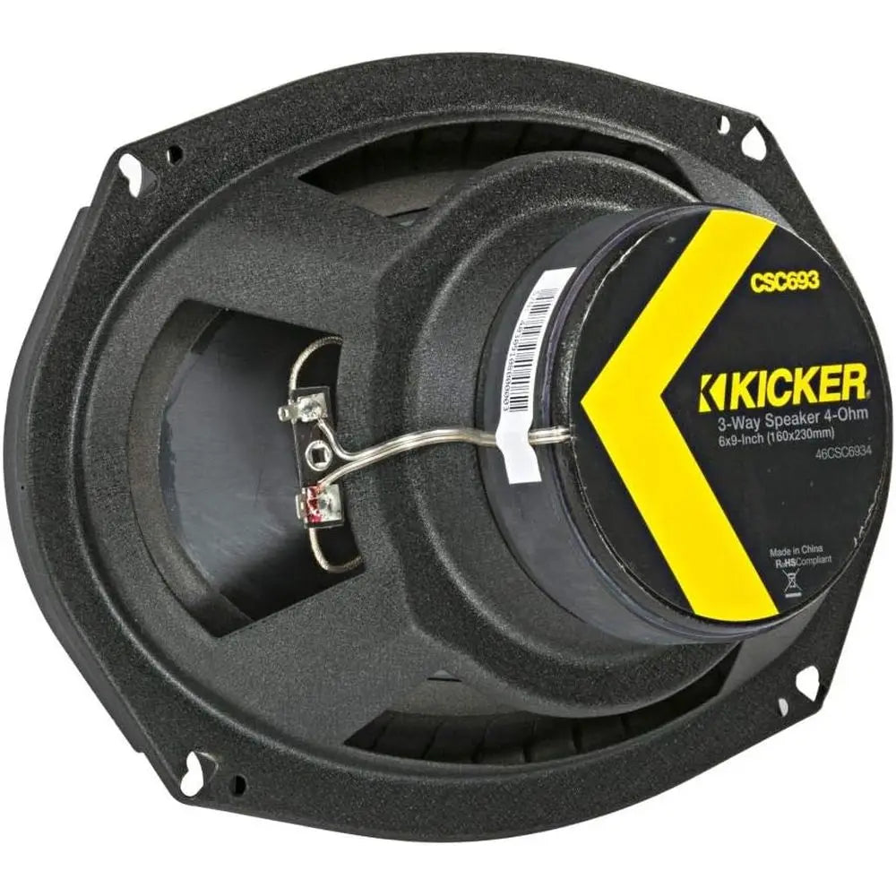 150W 6x9 Car Coaxial Speakers Pair, 150 Watts, Black