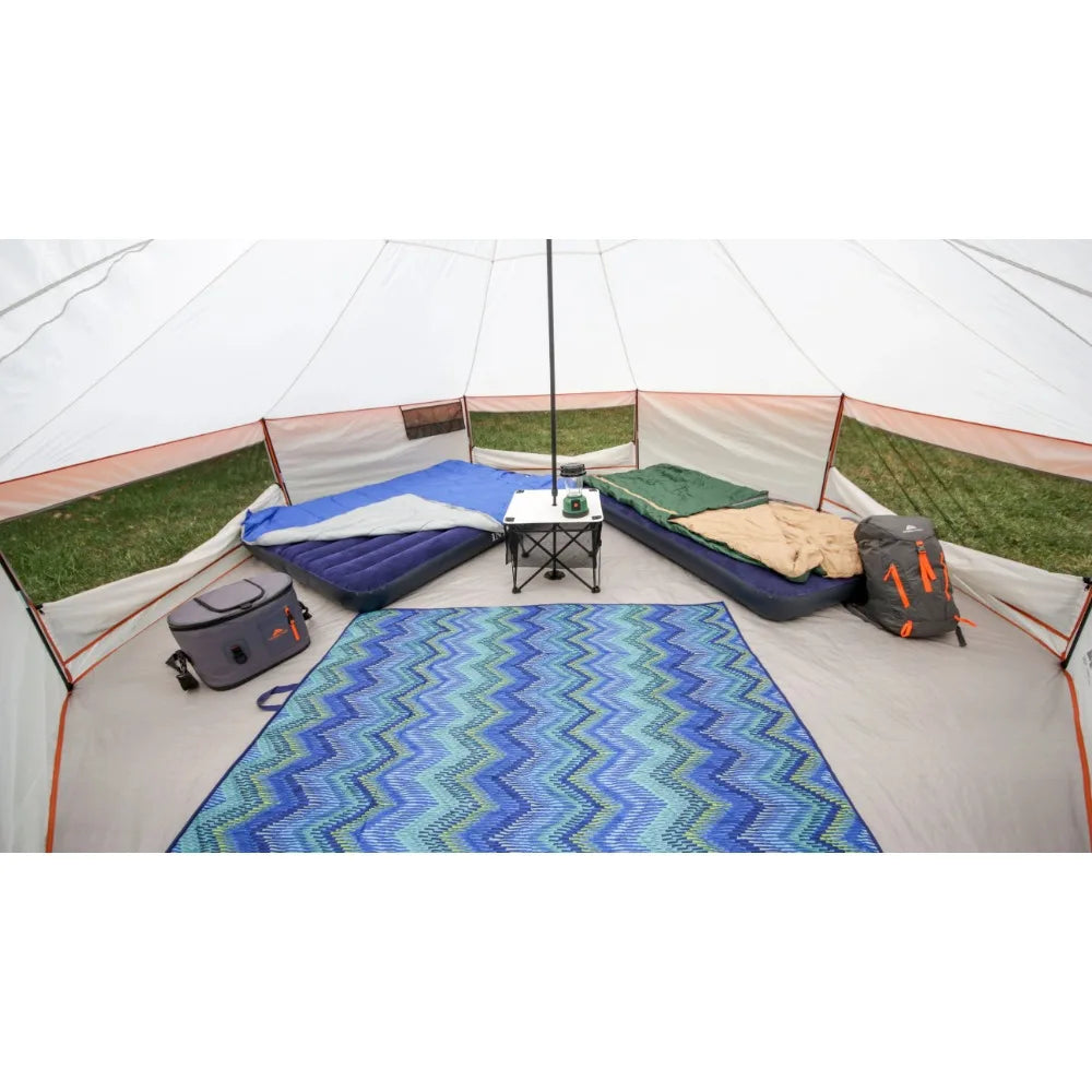 8-Person Yurt Tent, 13' x 13' x 92" sheds Easy installation canopys Polyester party tent for Spring, Summer, Fall Tents