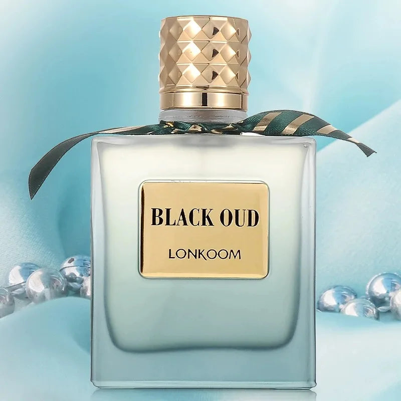 100ml Black Oud Perfume Men's Eau De Toilette Luxury Mysterious Oud Woody Long-Lasting Parfum Fragrance Cologne