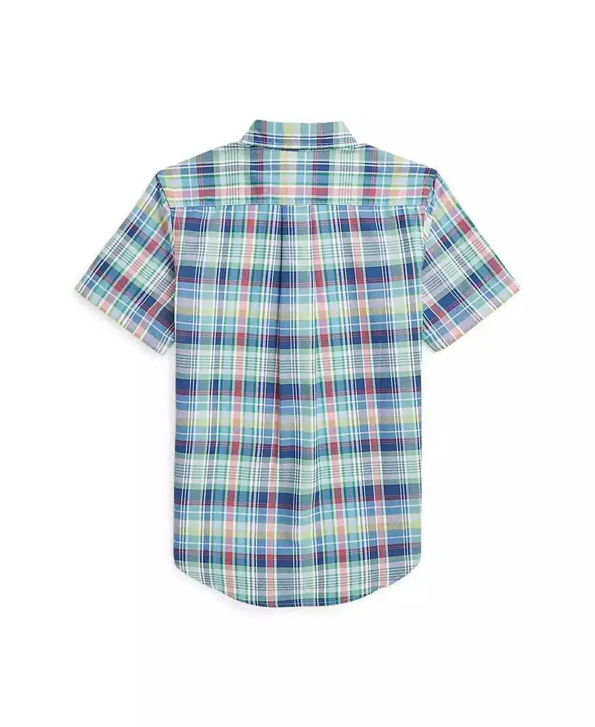 Polo Ralph Lauren | Big Boys Plaid Oxford Short-Sleeve Shirt