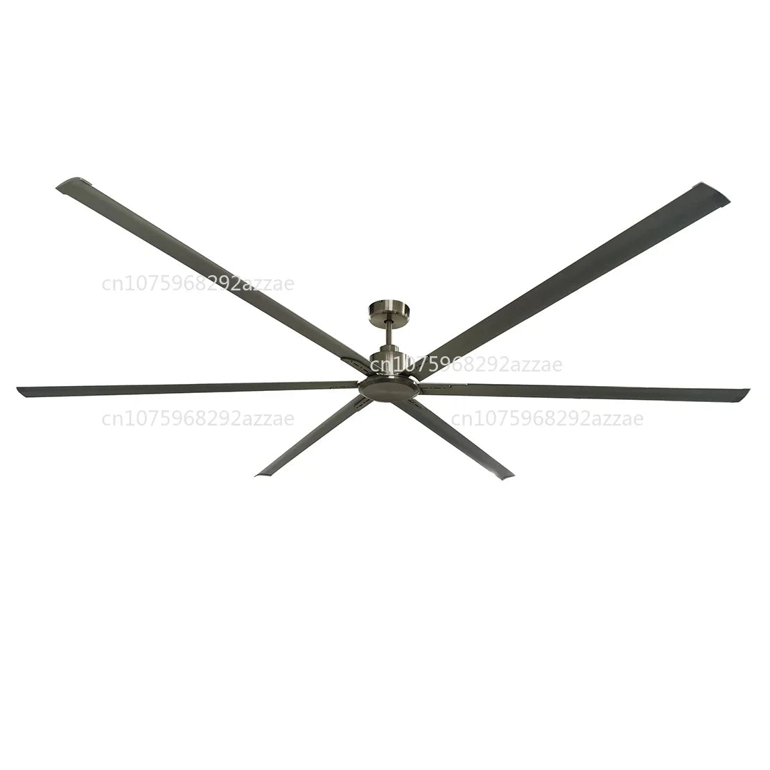 Industrial 120 inch big fan ceiling 6 aluminum blades dc motor large ceiling fan