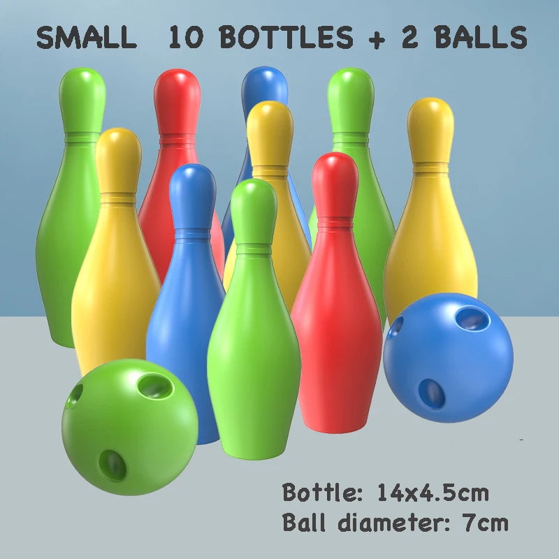 11-20cm Bowling Parent-child Indoor and Outdoor Sports Interactive Game Funny Baby Bowling Set Interaction Leisure Toys for Kids