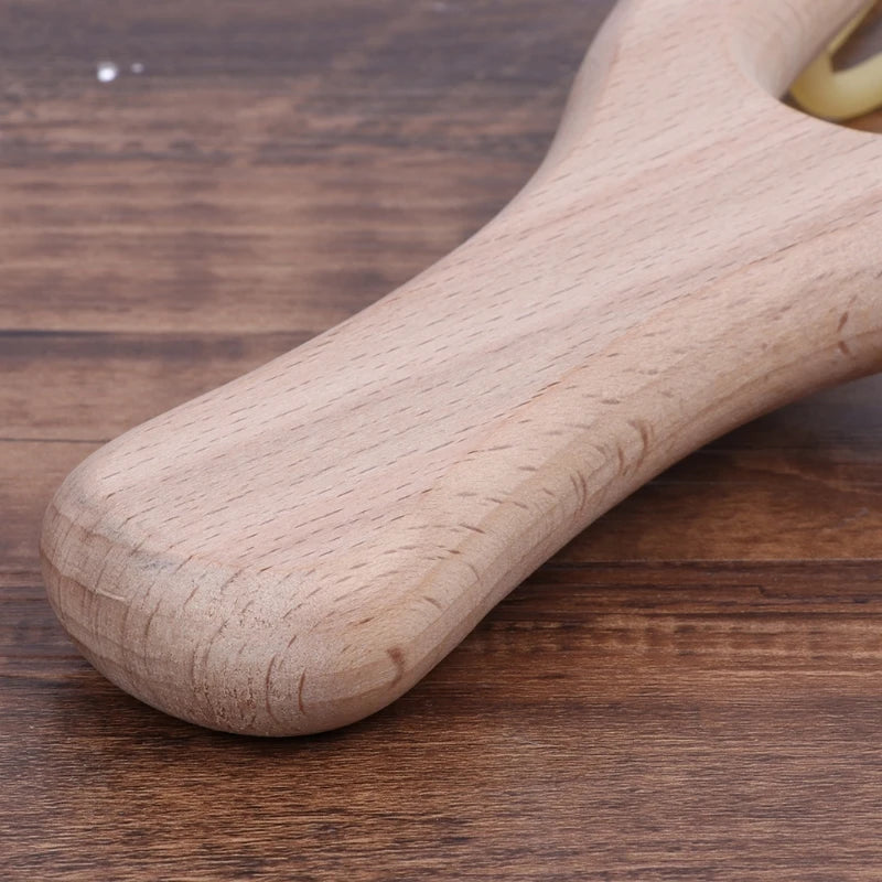 Natural Wooden With Rubber Band Outdoor Hunting Sports Games Catapult