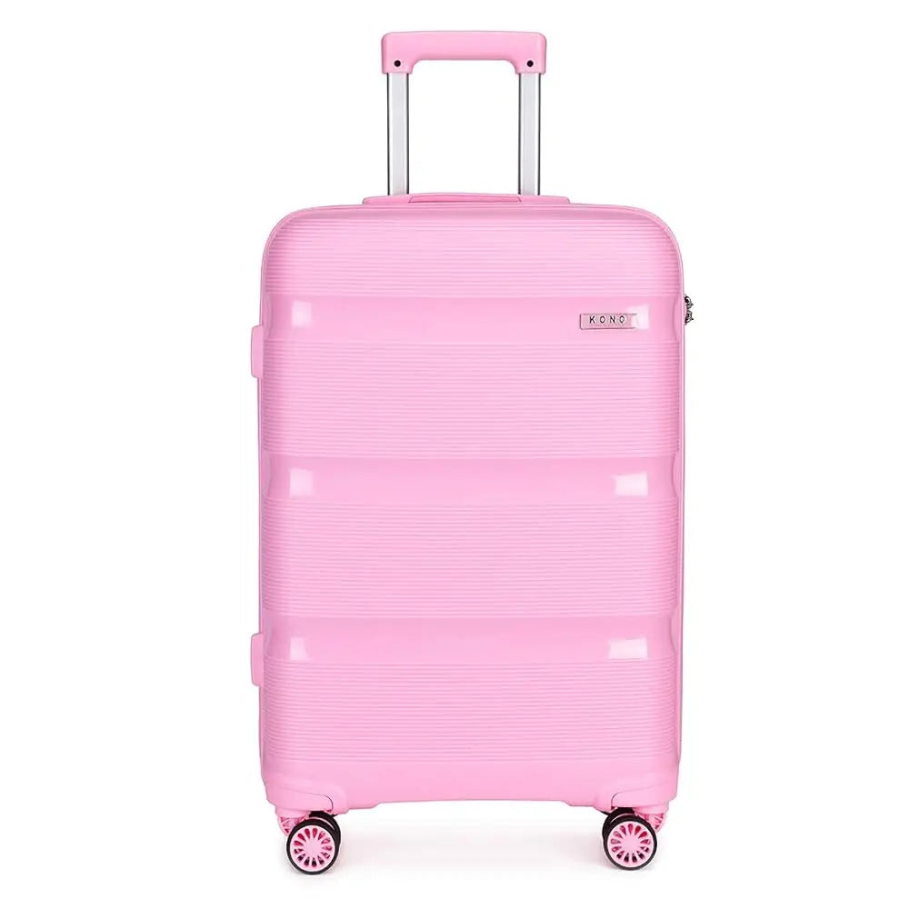 Kono 20" Hardshell Carry-On - Polypropylene Lightweight Luggage with TSA Lock & Smooth Spinner Wheels