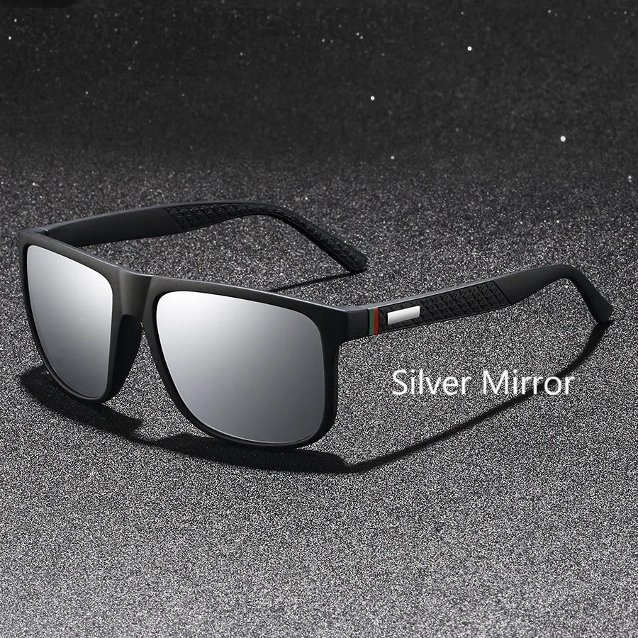 Fashion Unisex Vintage Square Sunglasses Men Women Fishing Driving Man Luxury Brand Designer Sun GlassesAnti-Glare UV400 Eyewear