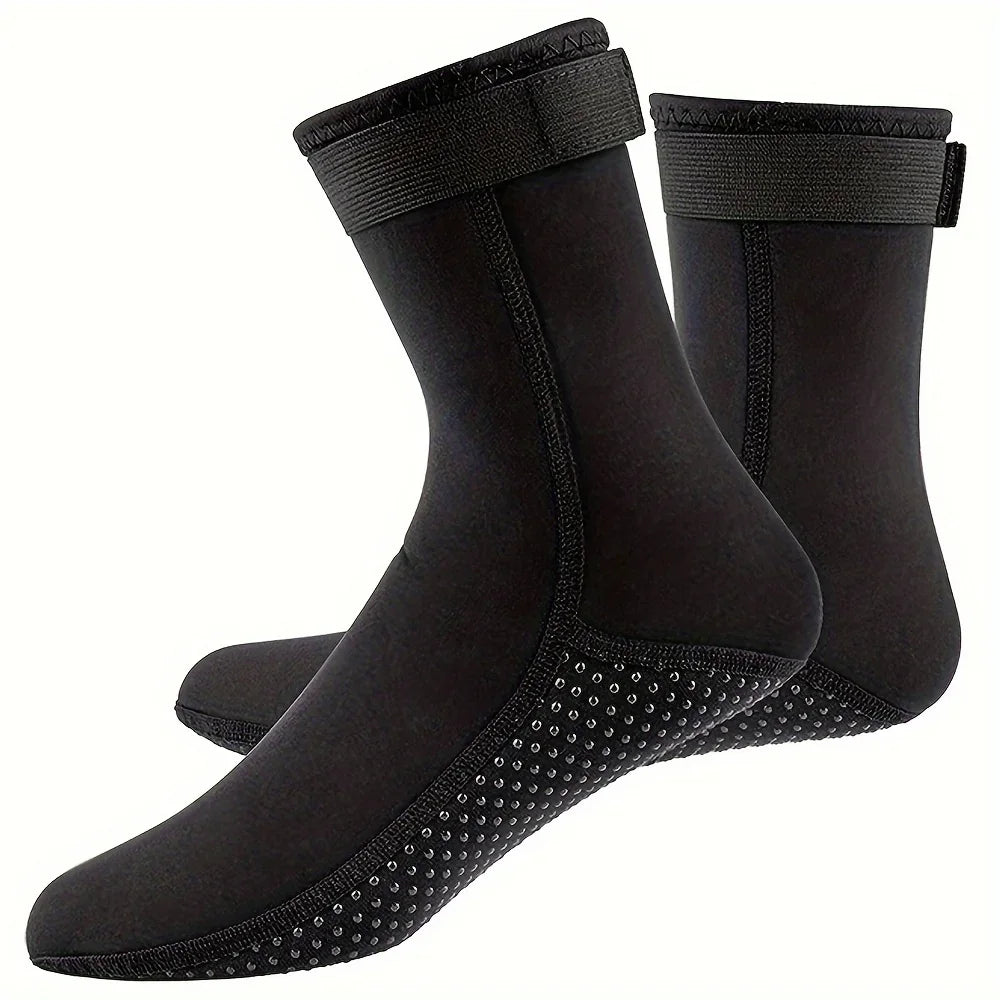 3mm Neoprene Diving Socks Wetsuit Men Women Surf Shoes Thermal Quick Dry Non-slip Swimming Boots Aqua Shoes Warm Beach Sock
