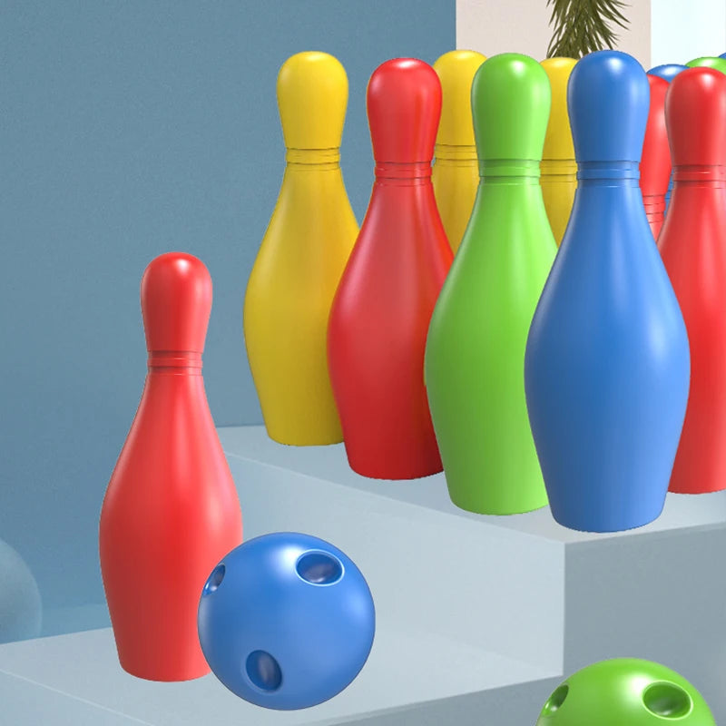 11-20cm Bowling Parent-child Indoor and Outdoor Sports Interactive Game Funny Baby Bowling Set Interaction Leisure Toys for Kids