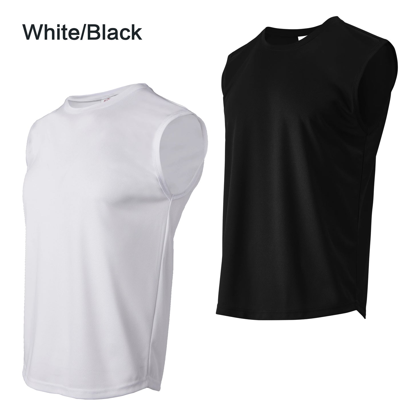 Summer men's outdoor fitness vest solid color top T-shirt casual sports basketball shirt