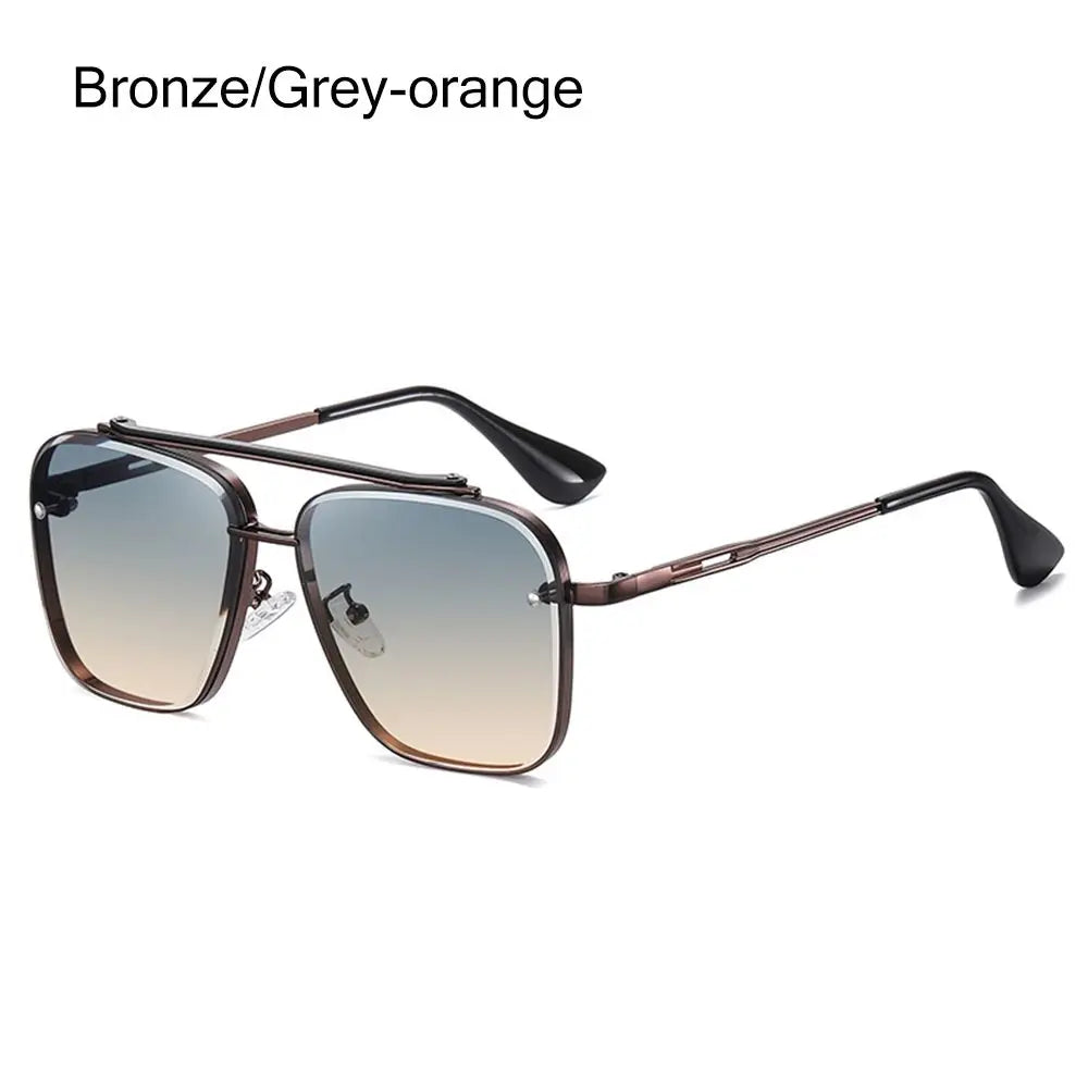 Metal Frame Sunglasses For Men Women Fashion Cool Goggles Sun Glasses Punk Driving Glasses UV400 Shades Eyewear Hot Sale