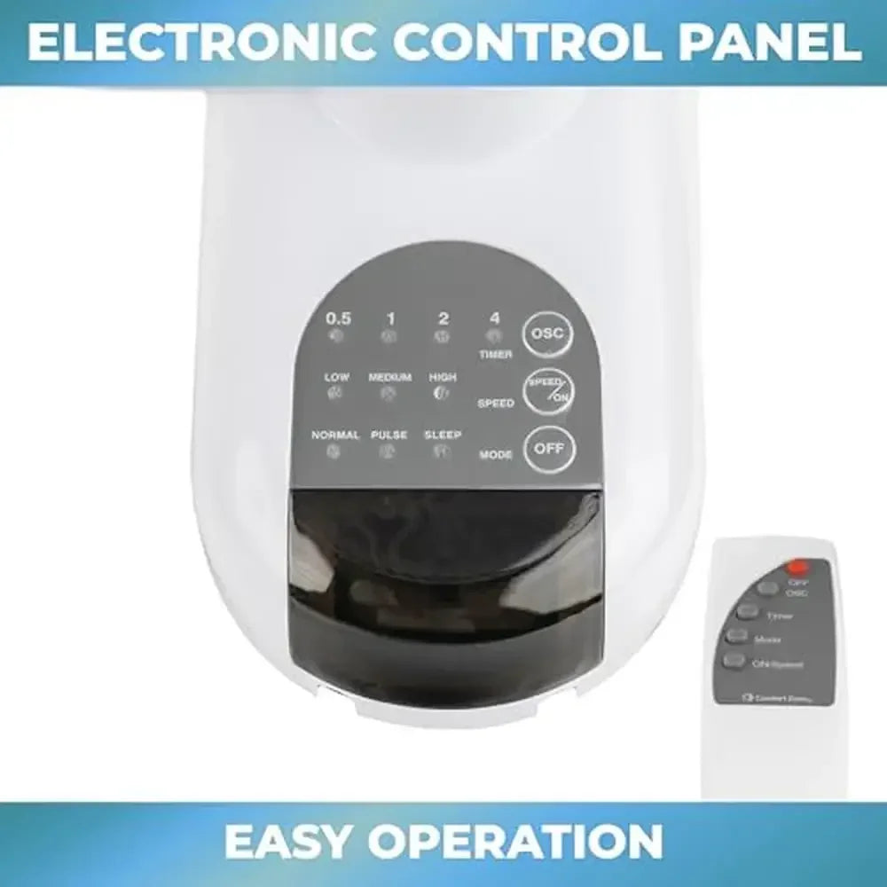 Wall Mount Fan Remote Control Oscillating Timer Quiet 16" 3-Speed Bedroom Gym Home
