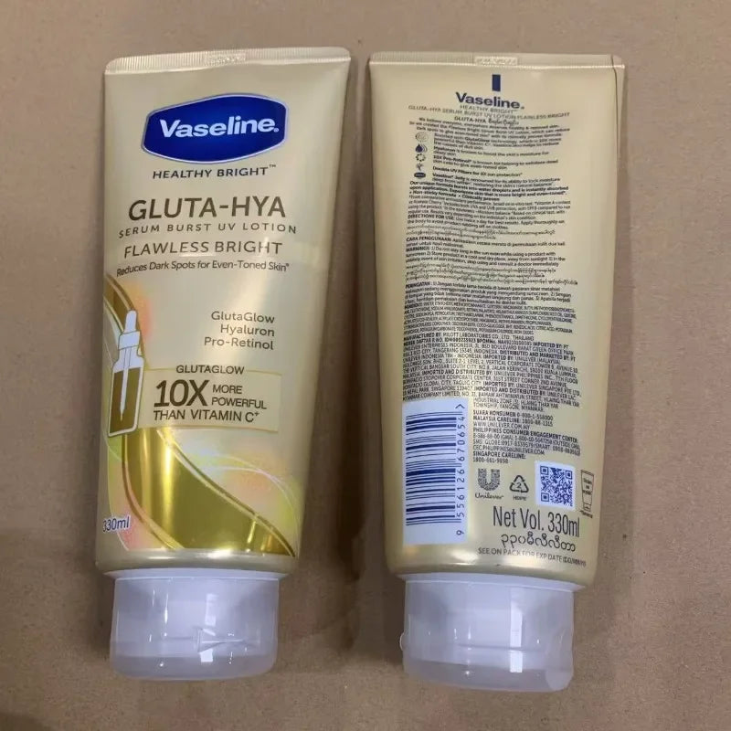 Vaseline Body Lotion White Body Essence Moisturizing Skin Rejuvenation Repair Moisturizing Skin Care 330ml