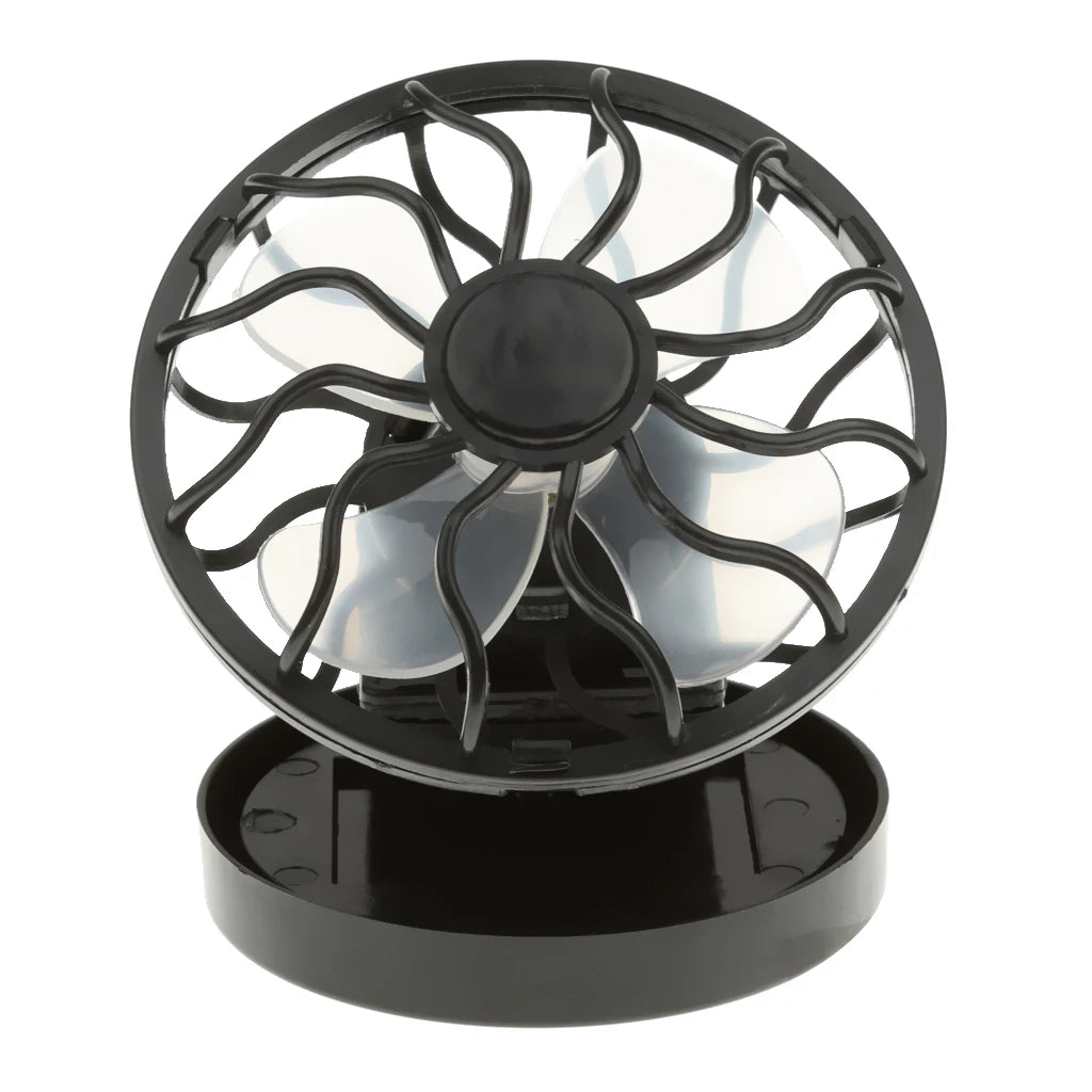 Clip on Cap Fan Solar Powered Fan Cooling Fan Hands Free Personal Fan Portable Fan for Outdoor Camping Sports Travel Hiking