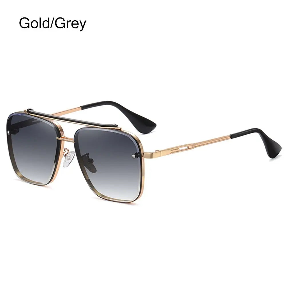 Metal Frame Sunglasses For Men Women Fashion Cool Goggles Sun Glasses Punk Driving Glasses UV400 Shades Eyewear Hot Sale