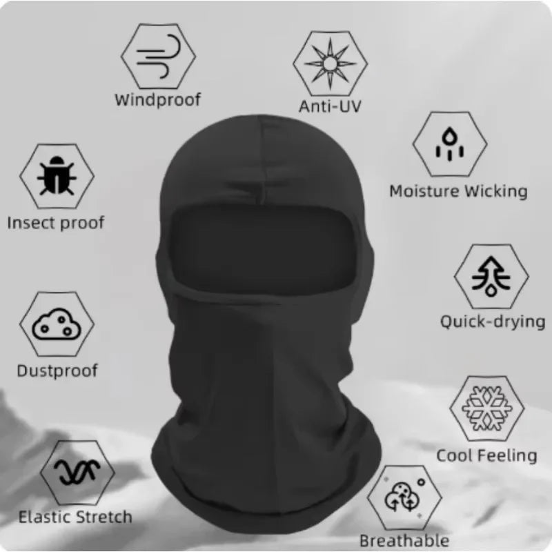 Summer Cycling Cap Balaclava Breathable Anti-UV Men Full Face Mask Bicycle Motorcycle Helmet Running Cooling Sport Gear Bandana