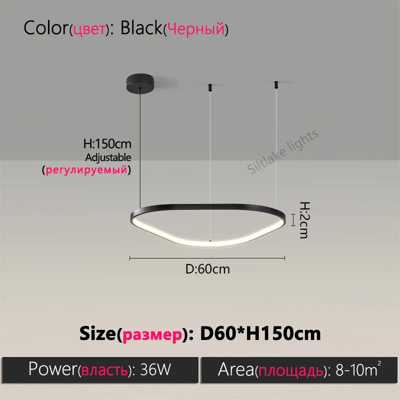 Modern Designer Chandelier Hanging Lamp Pendant Lamps for Ceiling Modern Home Decor Ornaments Interior Lighting Pendant Lamp