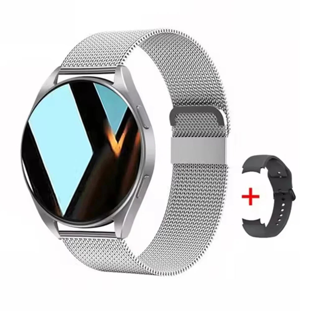 2025 New Smart Watch Women 1.28" Color Screen Bluetooth Call Heart Rate Health Monitoring for Samsung Watches 6 Pro Update
