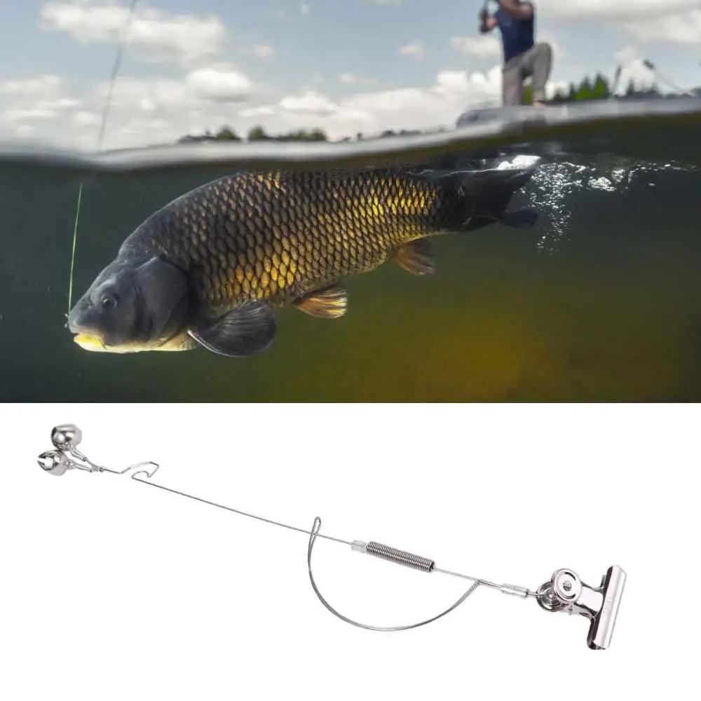 Fishing Equipment Stainless Steel Fishing Rod Bite Bait Alarm Anti-corrosion Anti-rust Easy To Use Durable Night Fishing