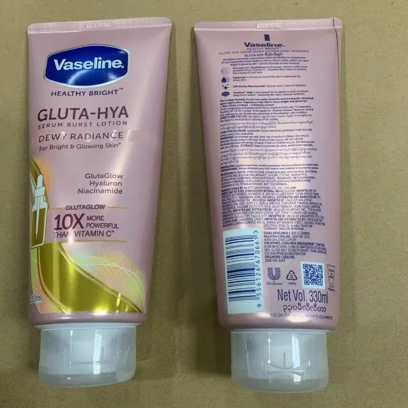 Vaseline Body Lotion White Body Essence Moisturizing Skin Rejuvenation Repair Moisturizing Skin Care 330ml