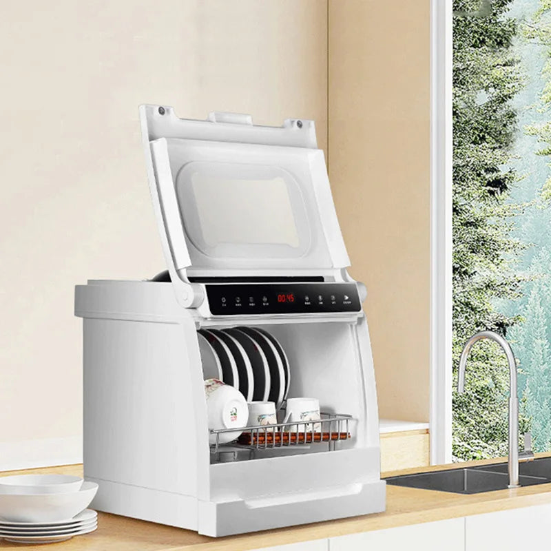 UK/EU Standard Countertop Dishwasher - Easy Installation Mini Compact Fully Automatic Home Dishwasher