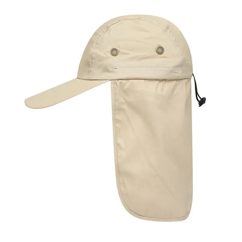 Outdoor Summer Sunscreen Fisherman Hats Women Men Breathable Fishing Caps Wide Brim Sun Hat With Neck Flap For Travel Hiking