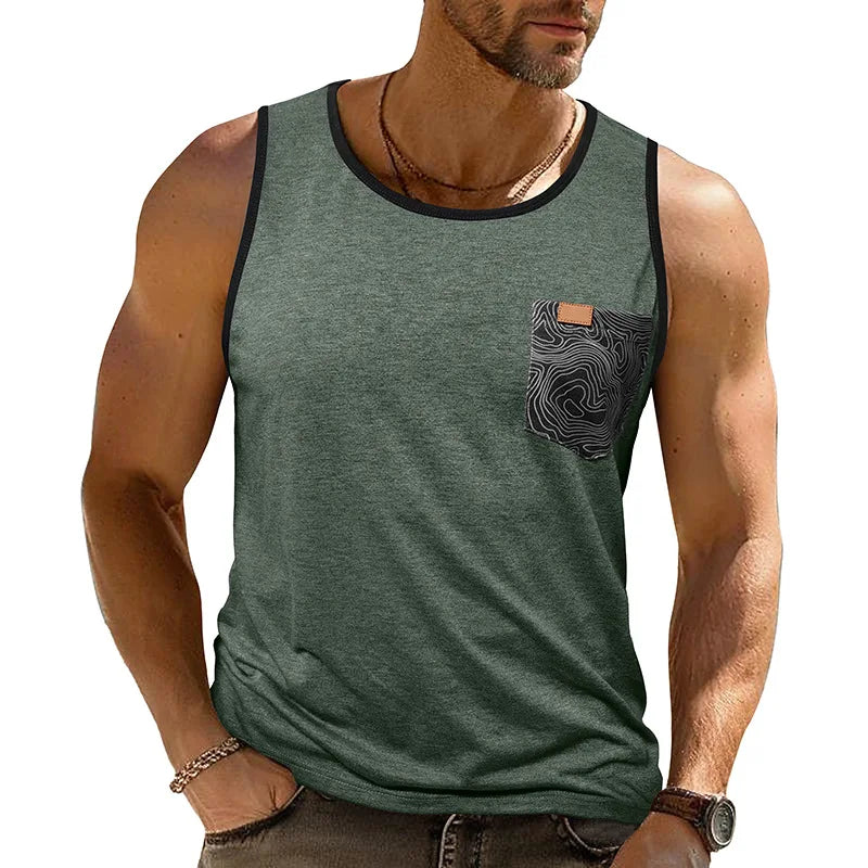 Men s Sleeveless Crew Neck Tank Top for Workouts and Casual Wear - Stay Cool and Stylish All Year Round with this Versatile