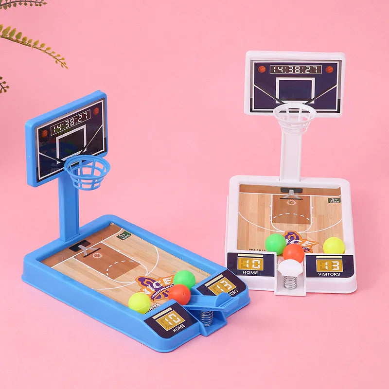 1 Pcs+1 Ball Random Color Indoor and Outdoor Interactive Basketball Games Puzzle Gifts Children's Mini Shooting Toys