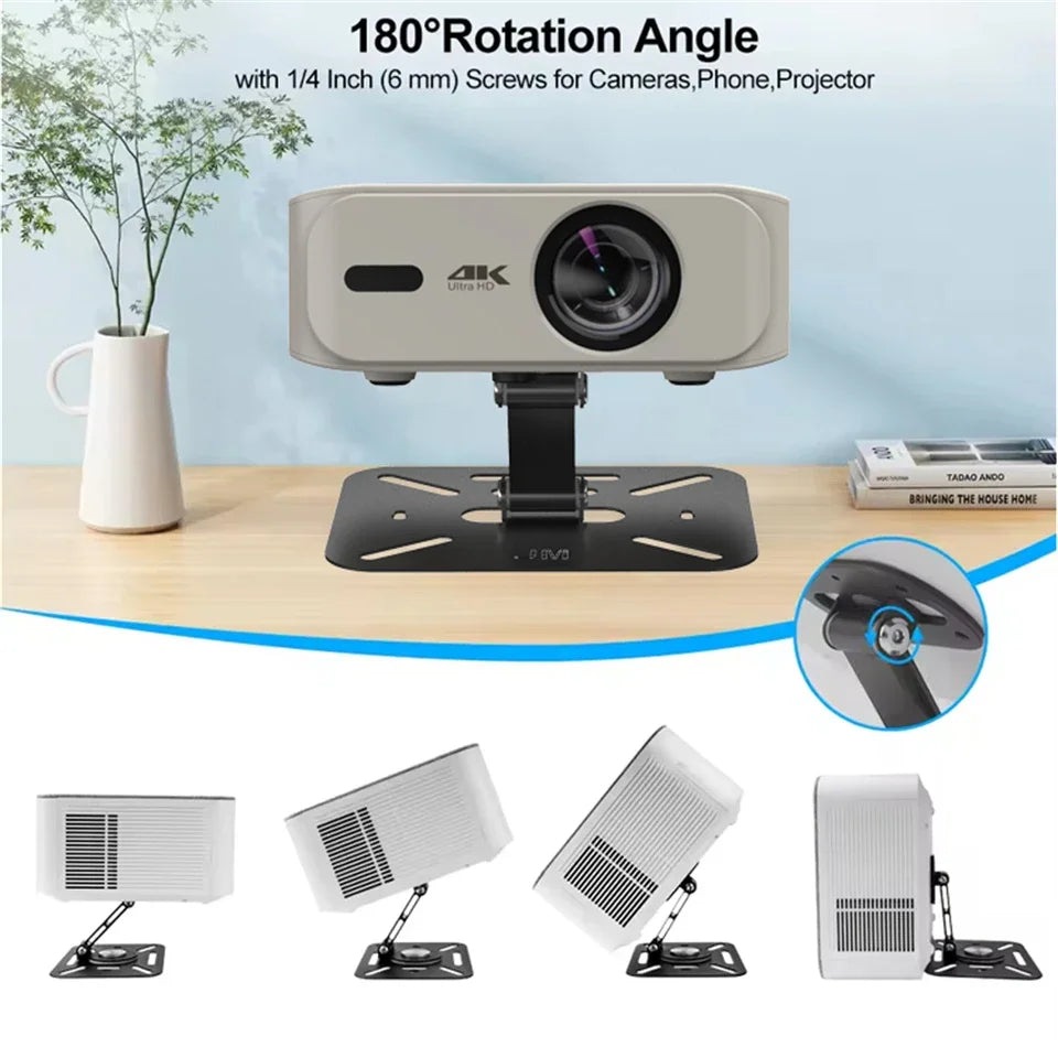 New Household Portable Projector 350 ANSI Movie Daylight Projector Android 11.0 Smart Projector 4K Decoding Auto Focus Projector