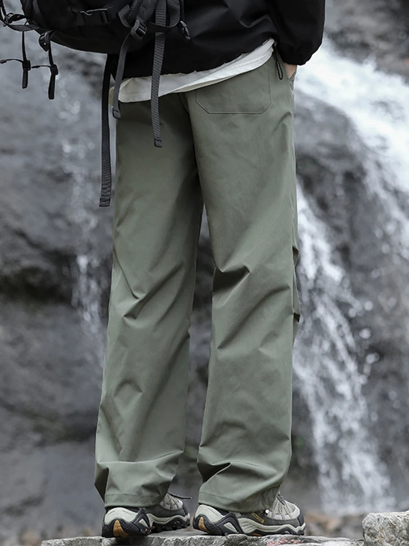 Waterproof Hiking Pants Men Lightweight Paratrooper Pants Trekking Camping Spring Summer Outdoor Pants Men Thin Casual Trousers