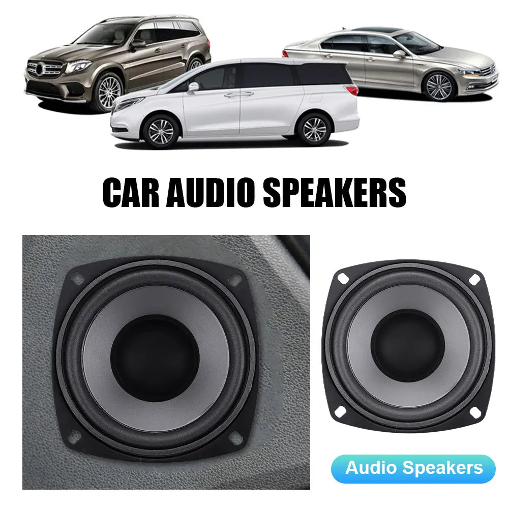 Car Speakers 4/5/6 Inch Vehicle Door Auto Audio Music Stereo Subwoofer Full Range Frequency 600W 2-Way Automotive Speakers
