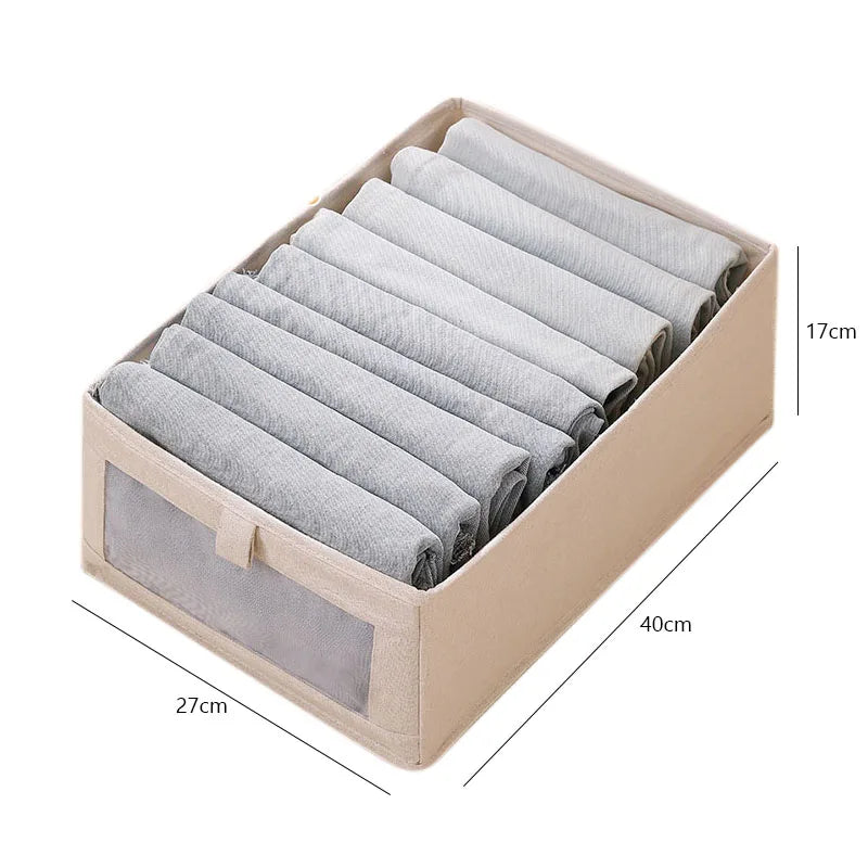 Clothes Storage Box For Household Visible Wardrobe Storage Organizers Wardrobe Drawer Style Underwear Storage Tool