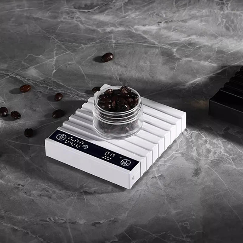 Rechargeable Coffee Electronic Scale Automatic Timing A Precision Kitchen Scale For Baking And Highly Accurate In Gram Weighing