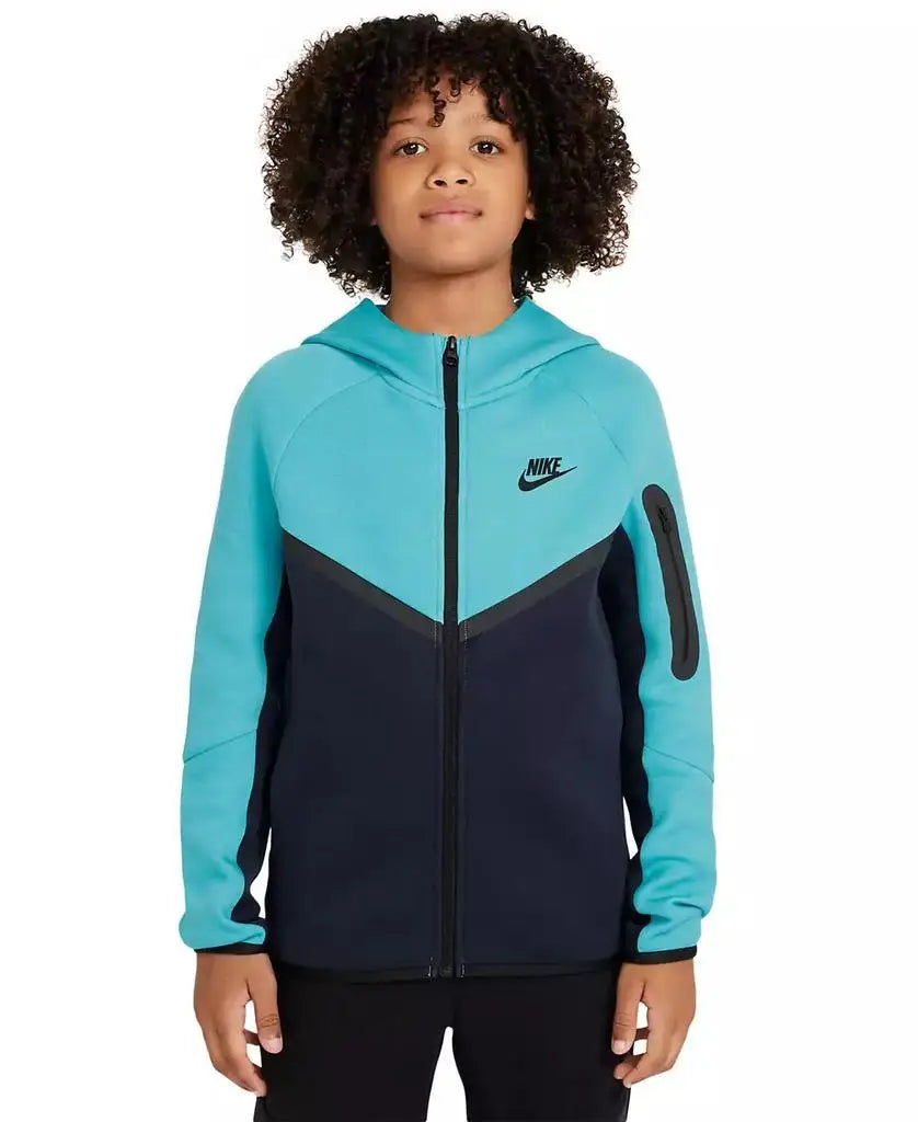 Nike | Big Boys Sportswear Full-Zip Tech Fleece Hoodie