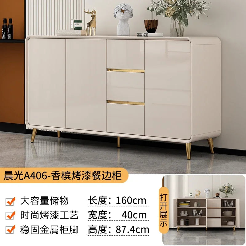 Luxury Storage Cabinet File Organizer White Living Room Cabinets Dresser For Bedroom Aesthetic Dressoir Kast Dresser Cabinet