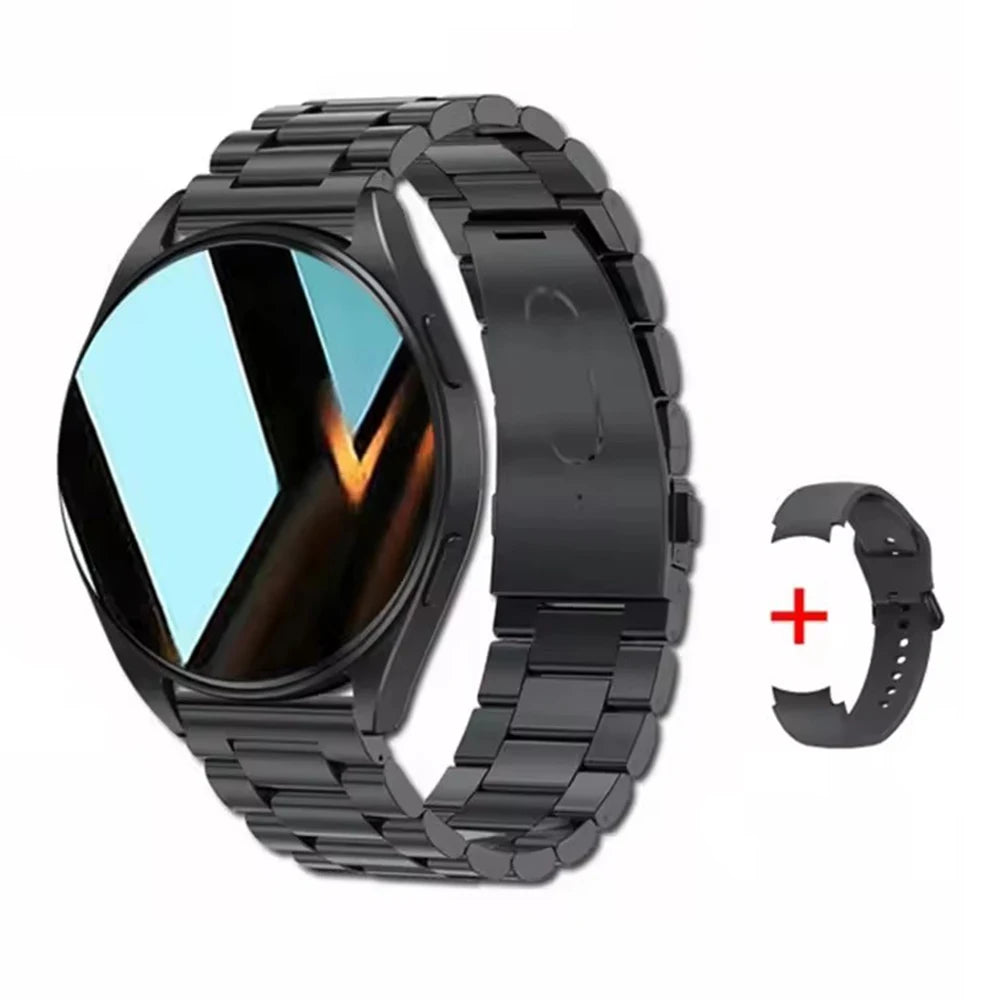2025 New Smart Watch Women 1.28" Color Screen Bluetooth Call Heart Rate Health Monitoring for Samsung Watches 6 Pro Update