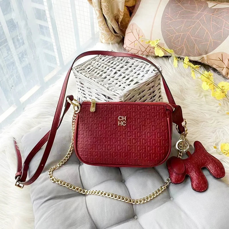 CH Fashion Simple Hundred Brand Elegant Crossbody Women's Bag Letter Design Women's Bag With Shopping