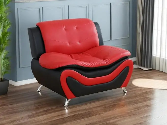 Leather Couches for Living Room,Living Room Couch Set,Sofa for Bedroom,Apartment,Living Room Furniture Sets,a-Leather BlackWhite
