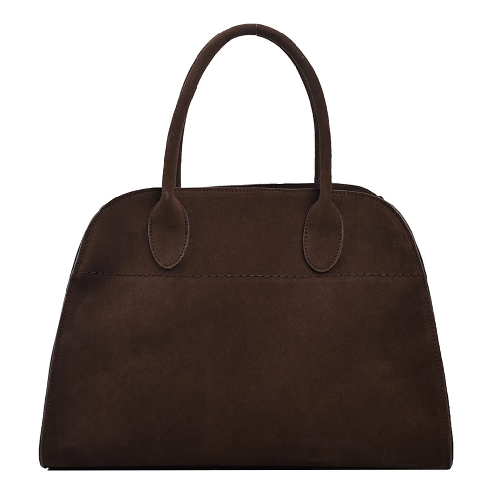 Women Suede Tote Bag Suede Shoulder Bag Stylish Crossbody Bags Trendy Carrying Bag Fashion Designer Bags Top-handle Satchel Bag