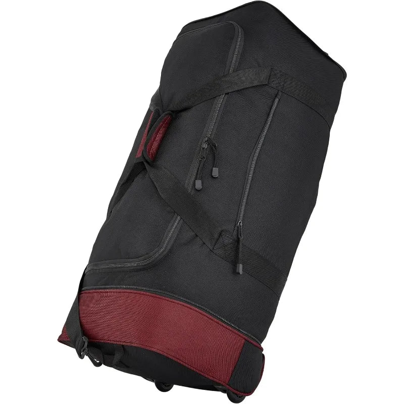 Travelers Club 32-inch Collapsible Expandble Travel Rolling Duffel Bag