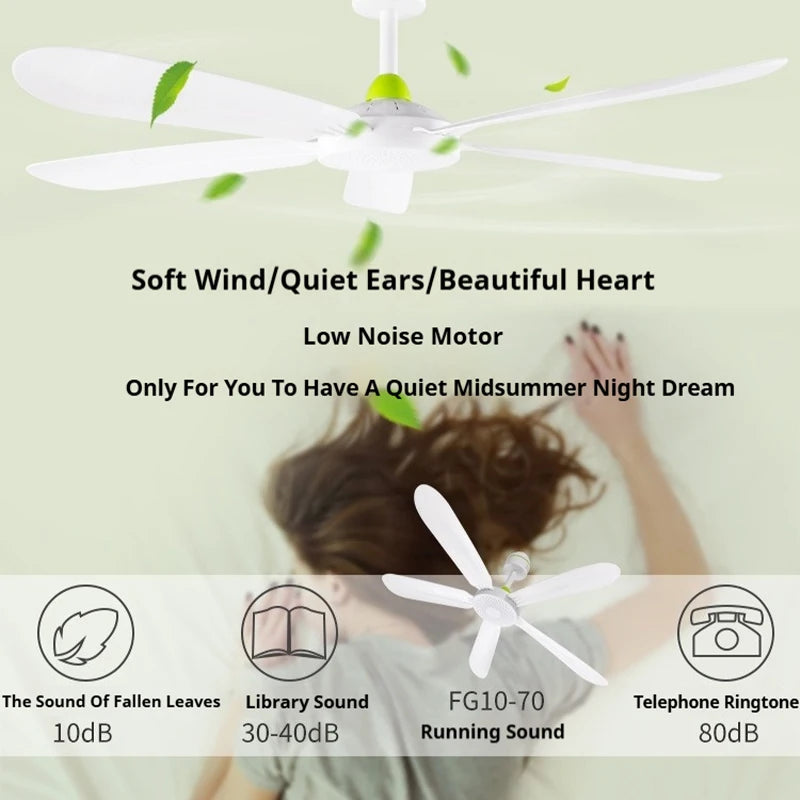 220V AU/EU/UK Silent 5 Leaves Ceiling Canopy fan with 1.8m switch Hanging Fan for Camping Bed Dormitory Tent celling fan