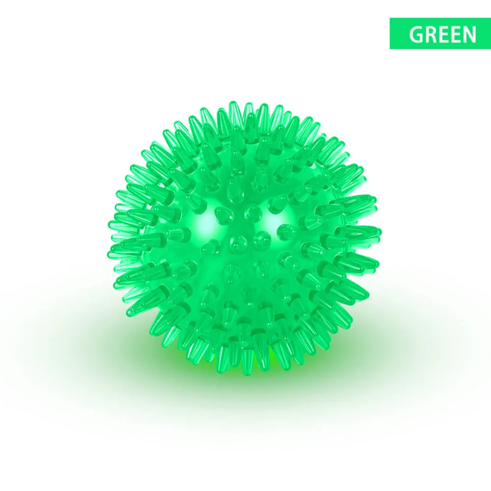 Pet Chew Toys Teeth Grinding Squeaky Tooth Cleaning Ball Cat Puppy Sounding Toy Dog Interactive Toys Pet Supplies