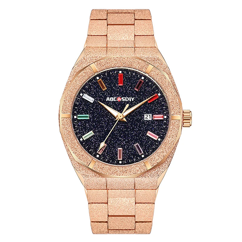 Luxury Business Men Watches Stainless Steel Quartz Wristwatches Auto Date Male Clock with Luminous Hands Relogio Masculino