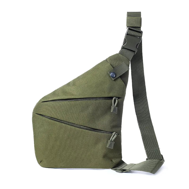 Holster Men's Left Right Nylon Shoulder Bag Anti-theft Bag Chest Bag Hunting Multifunctional Concealed Tactical Storage Gun Bag