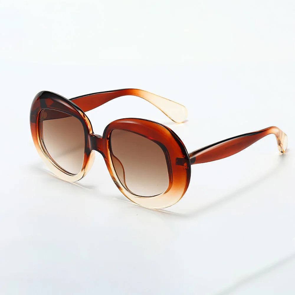 2024 New Sunglasses for Men Women Trendy Sun Glasses Goggle Man Brand Designer Circular Glasses Shades Female Eyewear Sunglasses