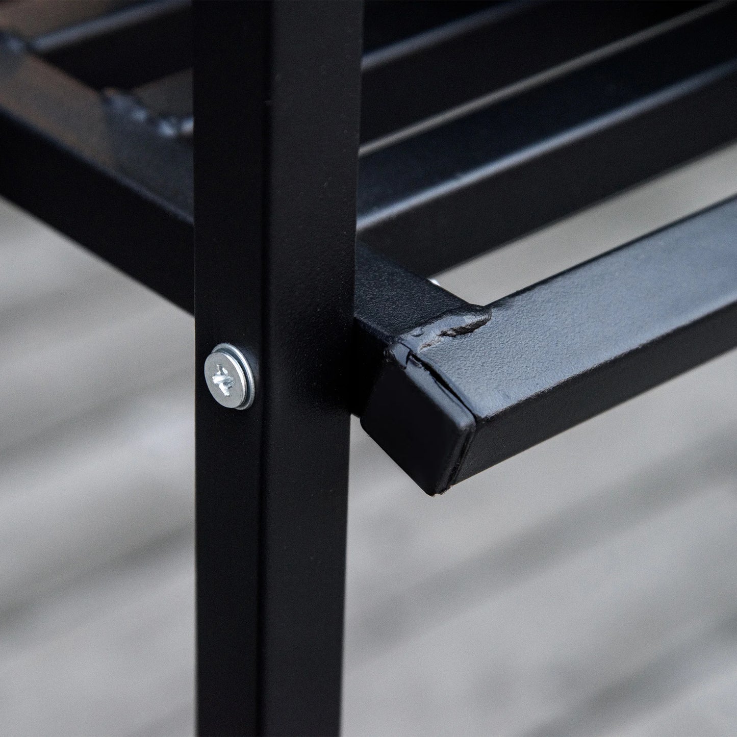 Outsunny Garden Metal Arch Arbour with Bench Love Seat Chair Outdoor Patio Rose Trellis Pergola Climbing Plant Archway Tubular