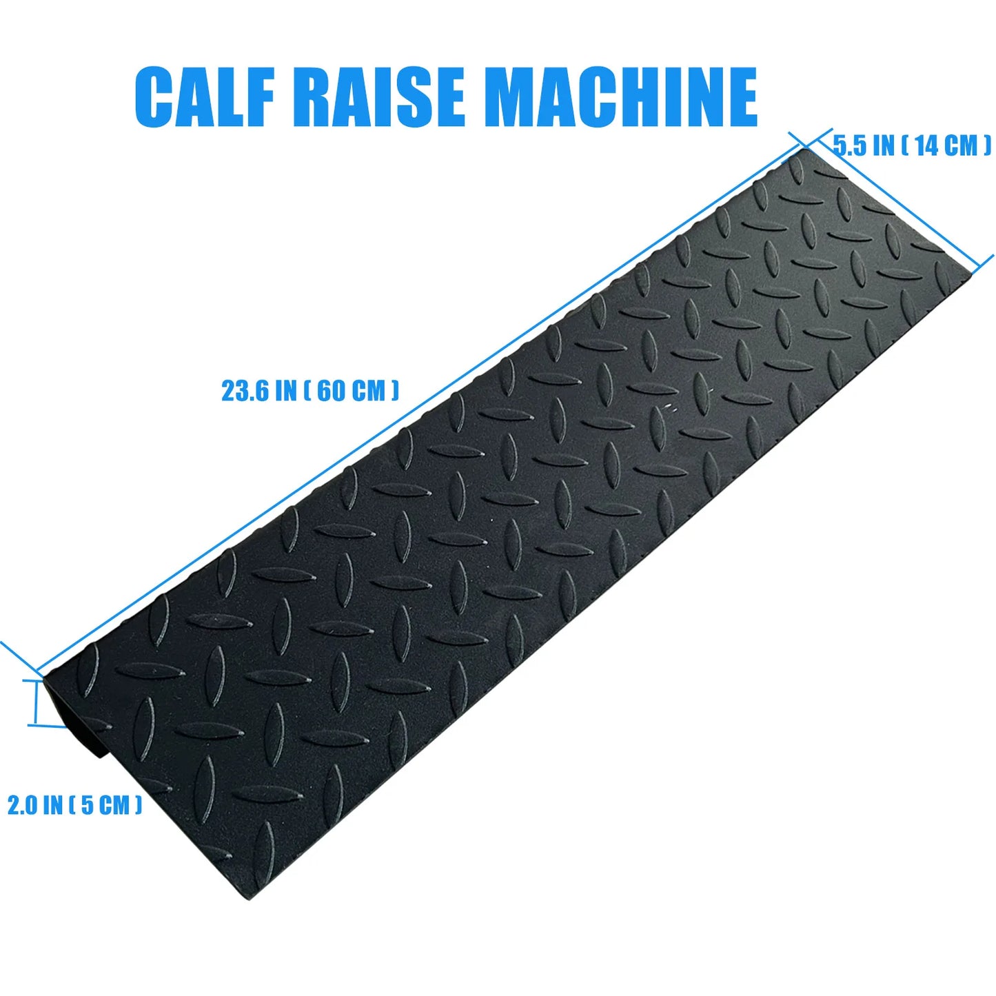 Heavy Duty Steel Extra Wide Slant Board Calf Raise Platform Non-Slip Squat Wedge Calf Stretcher for Fitness Squat and Weightling