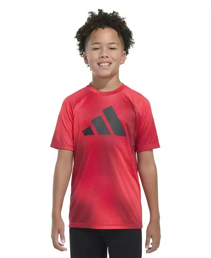 adidas | Big Boys Short Sleeve Poly Motion Gradient T-Shirt