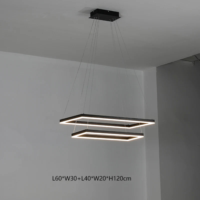 Living room pendant lamp 2024 new simple modern atmosphere hall main lamp Nordic creative designer restaurant lamp