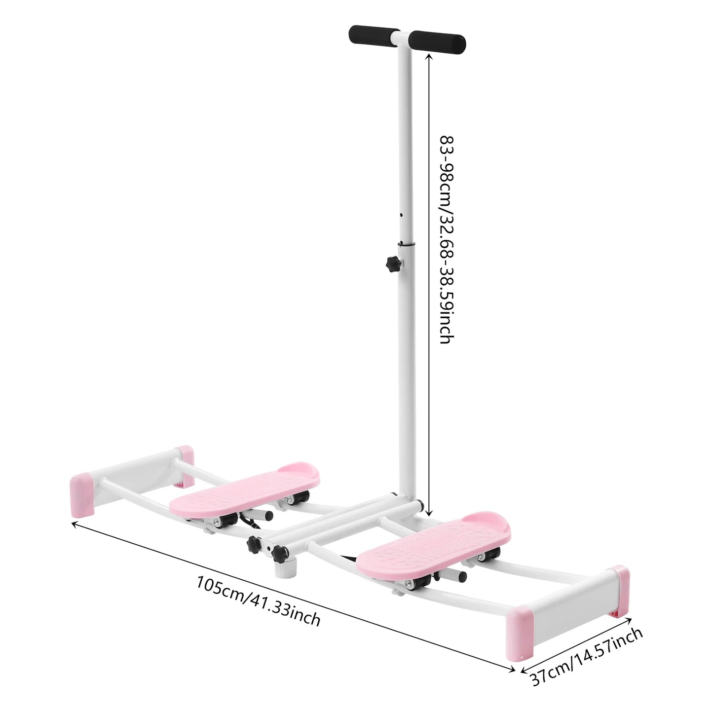 Hip Trainer Pelvic Muscle Repair Women Strengthening Training with Adjustable Rods Ski Practice for Fitness, Body Shaping