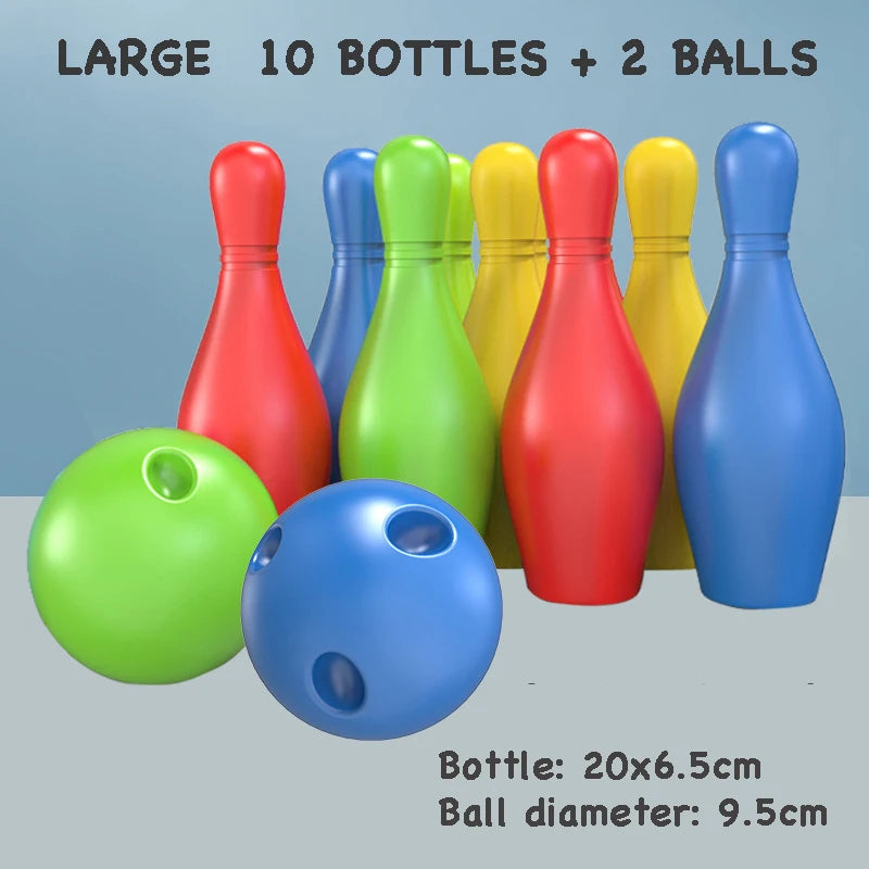 11-20cm Bowling Parent-child Indoor and Outdoor Sports Interactive Game Funny Baby Bowling Set Interaction Leisure Toys for Kids